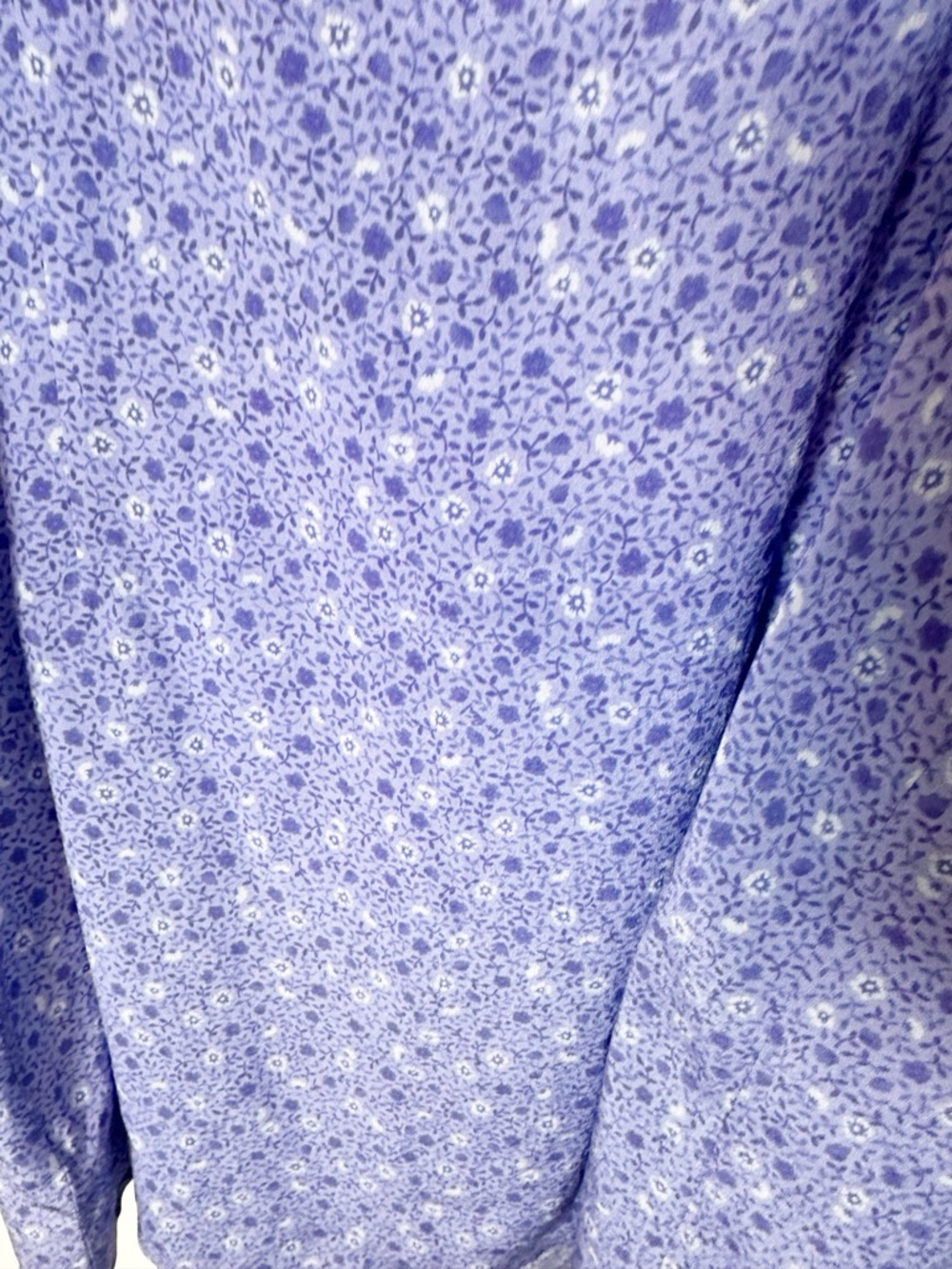 Réalisation Par The Julia 100% Silk Mini Dress Purple Haze Ditsy Floral Print L - Picture 7 of 10